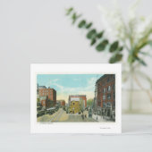 Portland, MaineScenic View of Congress Square Postkarte (Stehend Vorderseite)