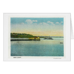 Portland, MaineView des Wanzen-Leuchtturmes