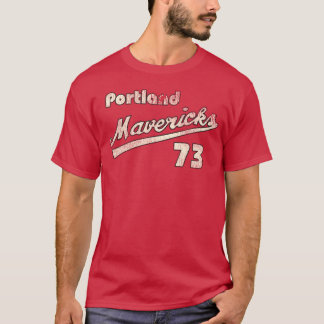Portland Mavericks Retro Defunktional Baseball Jer T-Shirt