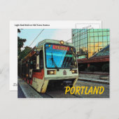 Portland (MAX) Postkarte (Vorne/Hinten)