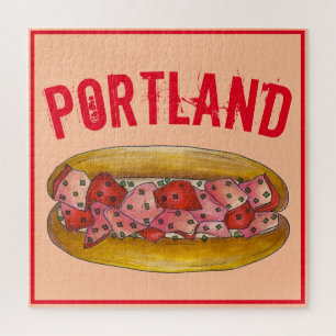 Portland ME Maine Lobster Roll Sandwich Feinschmec Puzzle