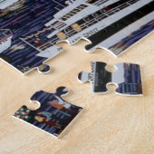 Portland@ Nachtpuzzlespiel Puzzle (Seite)