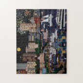 Portland@ Nachtpuzzlespiel Puzzle (Vertikal)