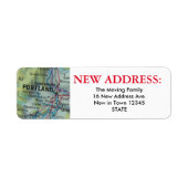 Portland New Address Label (Vorne)