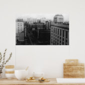 Portland, ODER Blick auf den Broadway von der Main Poster (Küche)