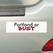 Portland oder FEHLSCHLAG Autoaufkleber (Auf Auto)