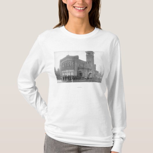 Portland ODER Feuerwache-Ansicht und Turm T-Shirt (Vorderseite)