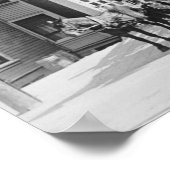 Portland, oder Feuerwehrpferd Gezeichnet und Männe Poster (Ecke)