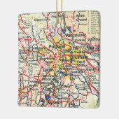 Portland ODER Karte Keramikornament (Links)