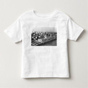 Portland ODER Luftaufnahme von Hawthorne Brücke Kleinkind T-shirt