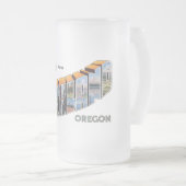 Portland ODER Mattglas Bierglas (VorderseiteRechts)