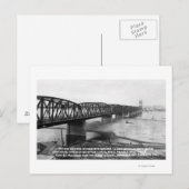 Portland, oder Pazifische Autobahnbrücke Postkarte (Vorne/Hinten)