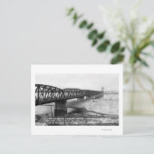 Portland, oder Pazifische Autobahnbrücke Postkarte (Stehend Vorderseite)