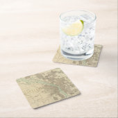 Portland oder rechteckiger pappuntersetzer (Vor Ort)