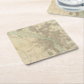 Portland oder rechteckiger pappuntersetzer (angewinkelt)