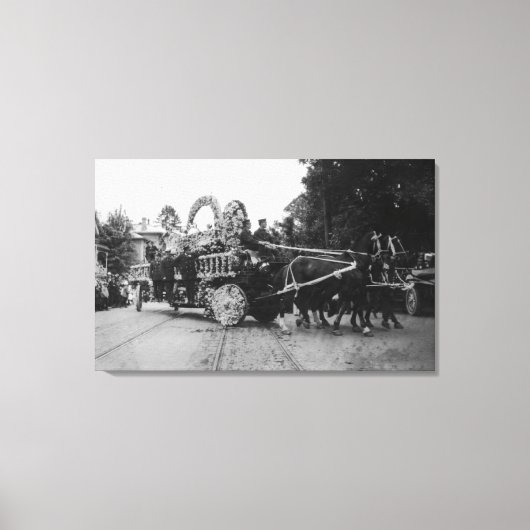 Portland, Oder Rose Festival Parade für Kletterhex Leinwanddruck (Vorderseite)