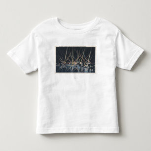 Portland ODER - Schlachtschiff-Beleuchtung Kleinkind T-shirt