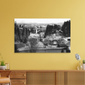 Portland, oder Stadtansicht vom Stadtpark Leinwanddruck (Insitu (Wohnzimmer))