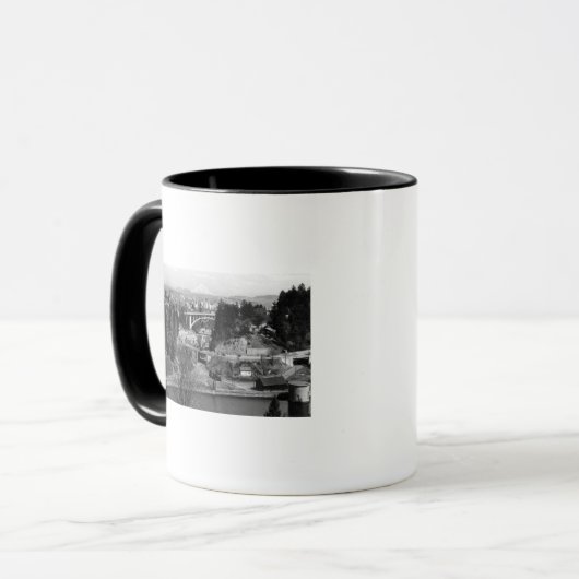 Portland, oder Stadtansicht vom Stadtpark Tasse (Vorderseite Links)