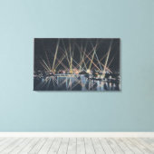 Portland, OR - Battleship Illumination Leinwanddruck (Insitu (Holzboden))