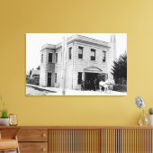 Portland, OR Fire Station #30 Pferdekart Leinwanddruck (Insitu (Wohnzimmer))