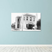 Portland, OR Fire Station #30 Pferdekart Leinwanddruck (Insitu (Holzboden))