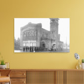 Portland, OR Fire Station View and Tower Leinwanddruck (Insitu (Wohnzimmer))