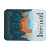 Portland, OR Magnet (Horizontal)