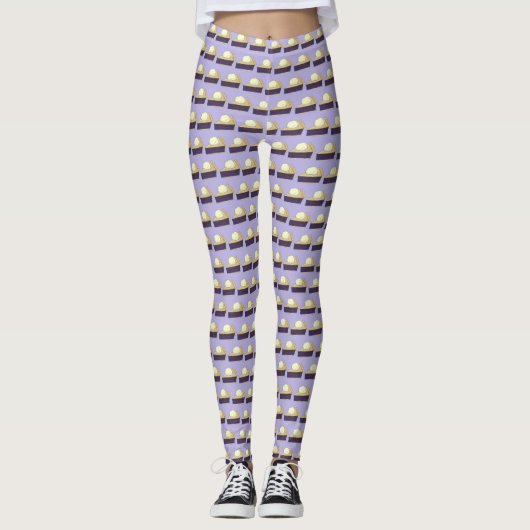 Portland OR Oregon Marionberry Berry Pie Slice Leggings (Vorderseite)