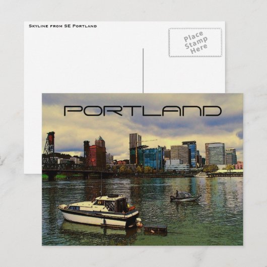 Portland (OR) Postkarte (Vorne/Hinten)