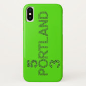 Portland Oregon 503 Apple iPhone Case (Rückseite)