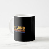 Portland Oregon 80er Style Kaffeetasse (Vorderseite Links)