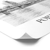 Portland Oregon Arch Foto Print Poster (Ecke)