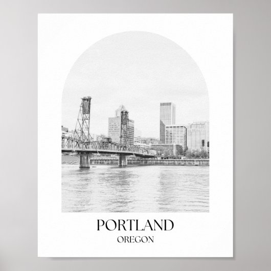 Portland Oregon Arch Foto Print Poster (Vorne)