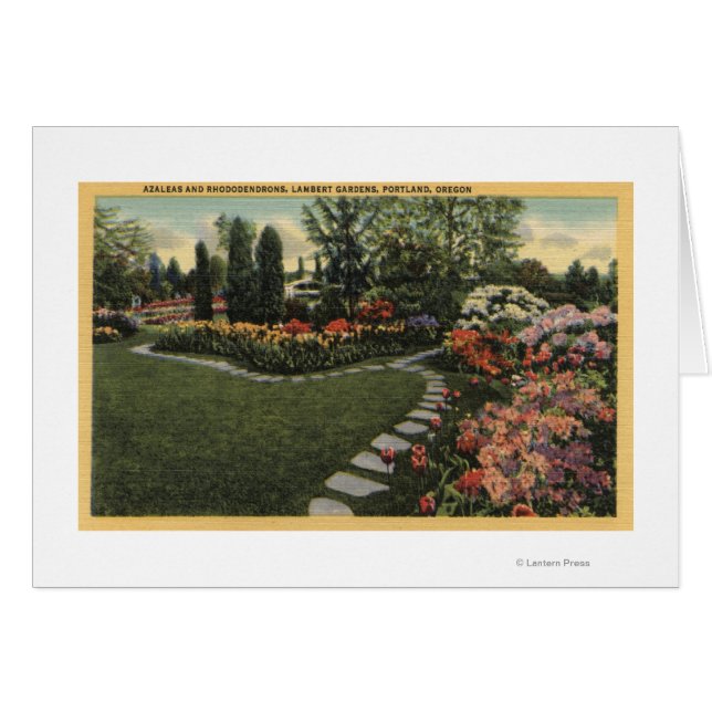 Portland, Oregon - Azaleen und Rhododendren (Vorderseite (Horizontal))