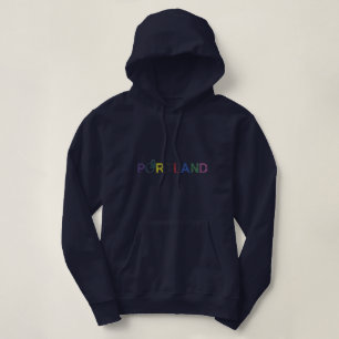 Portland Oregon Bike Womens Hoodie Sweatshirt