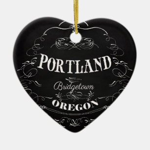 Portland, Oregon - Bridgetown Keramikornament