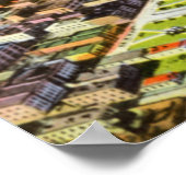 Portland Oregon Bridseye Poster (Ecke)