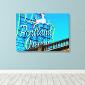 PORTLAND, OREGON Canvas Print Leinwanddruck (Insitu (Holzboden))