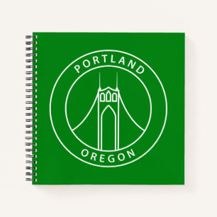Portland Oregon Design Notizblock