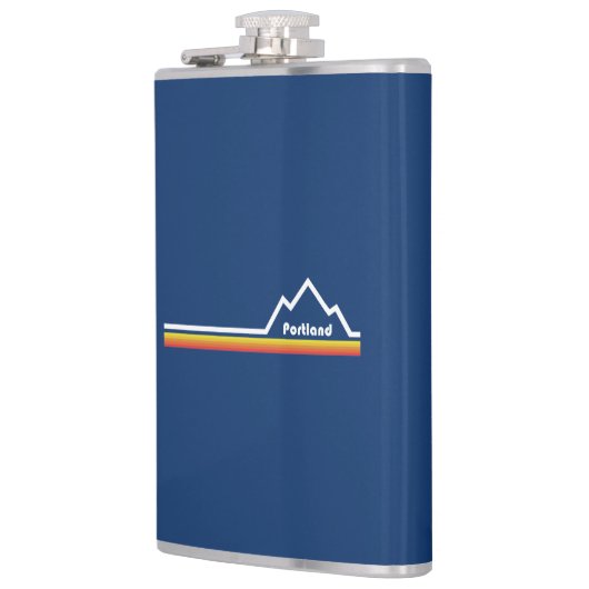 Portland, Oregon Flachmann (Links)