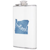 Portland, Oregon Flachmann (Links)