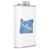 Portland, Oregon Flachmann (Rechts)