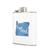 Portland, Oregon Flachmann (Links)