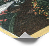 Portland, Oregon - Formelles italienisches Gericht Poster (Ecke)