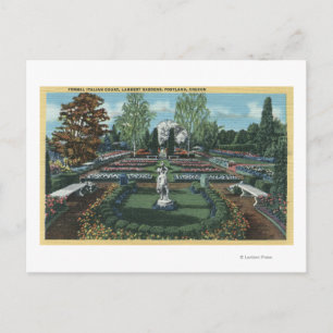 Portland, Oregon - Formelles italienisches Gericht Postkarte