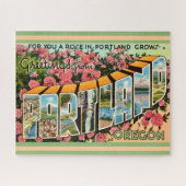 Portland Oregon Greetings Puzzle (Horizontal)