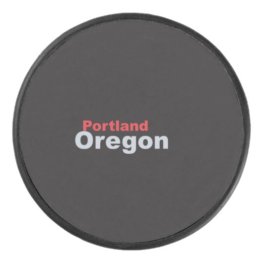 Portland, Oregon Hockey Puck (Vorderseite)