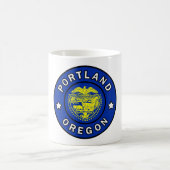Portland Oregon Kaffeetasse (Mittel)