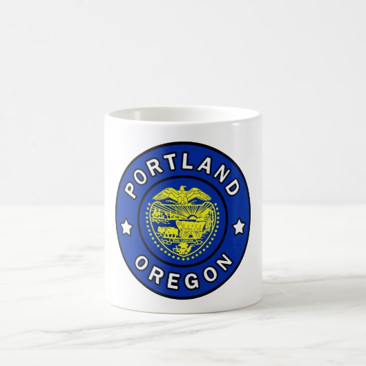 Portland Oregon Kaffeetasse (Mittel)